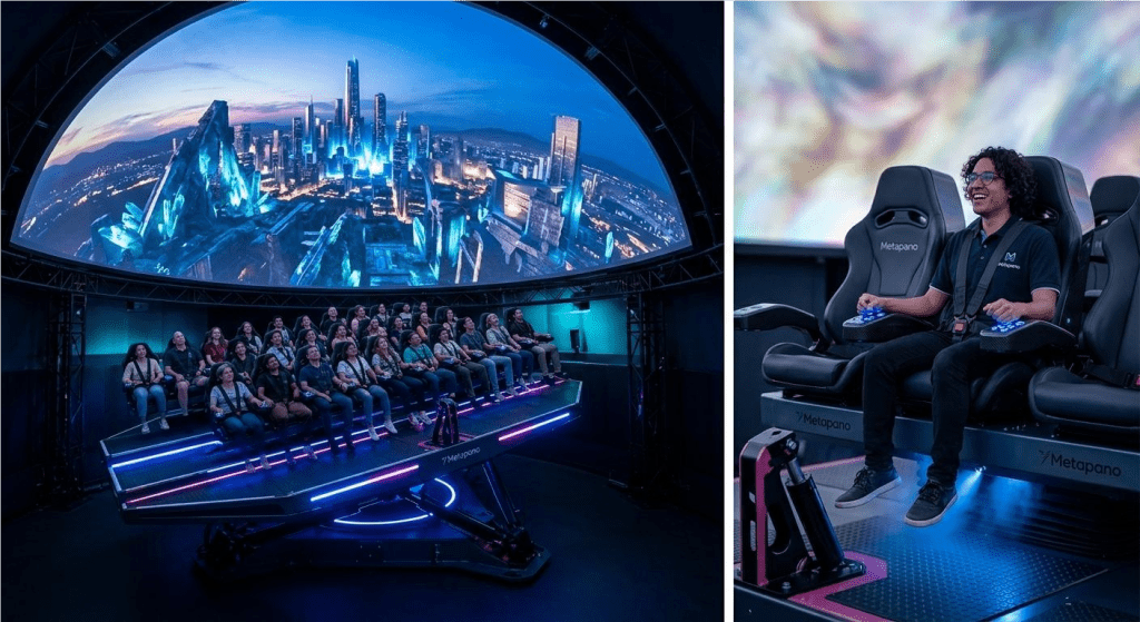 Flying cinema custom by Metapano